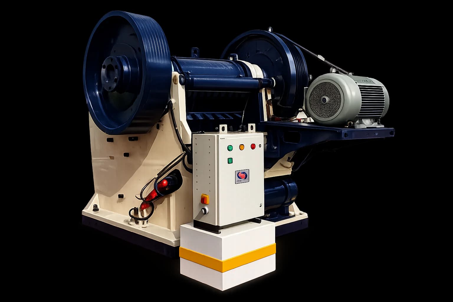 Single Toggle Grease Jaw Crusher industrial machine