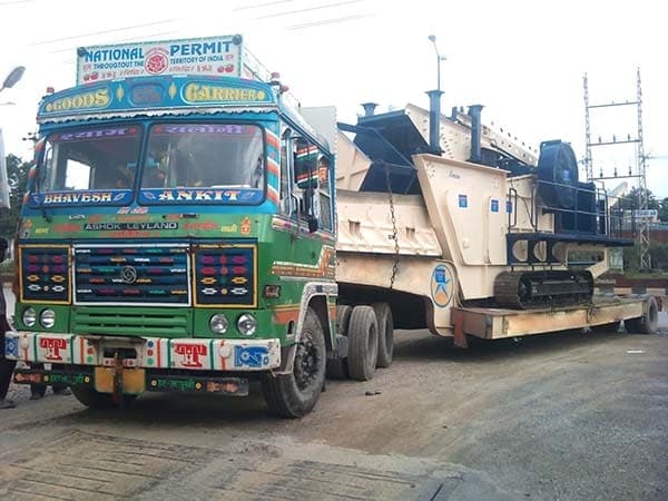 Track Mounted Mobile Projects installation 2