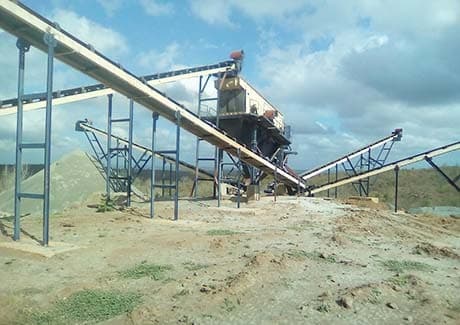 350 TPH Mobile Track Crushing & Screening Plant