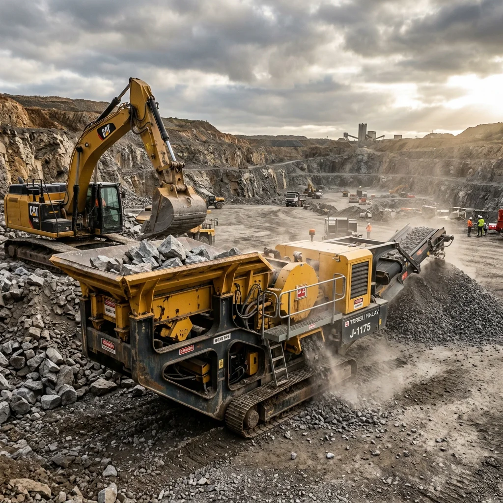 Heavy-Duty Mining & Rock Reduction Crusher